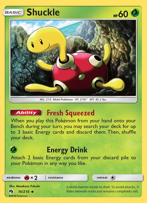 Shuckle — Lost Thunder 16/214