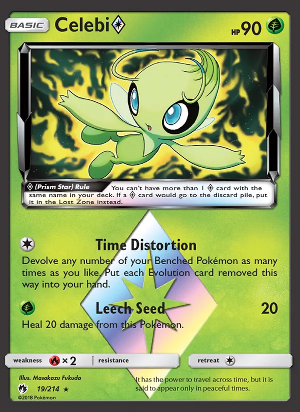 Celebi ◇ — Lost Thunder 19/214