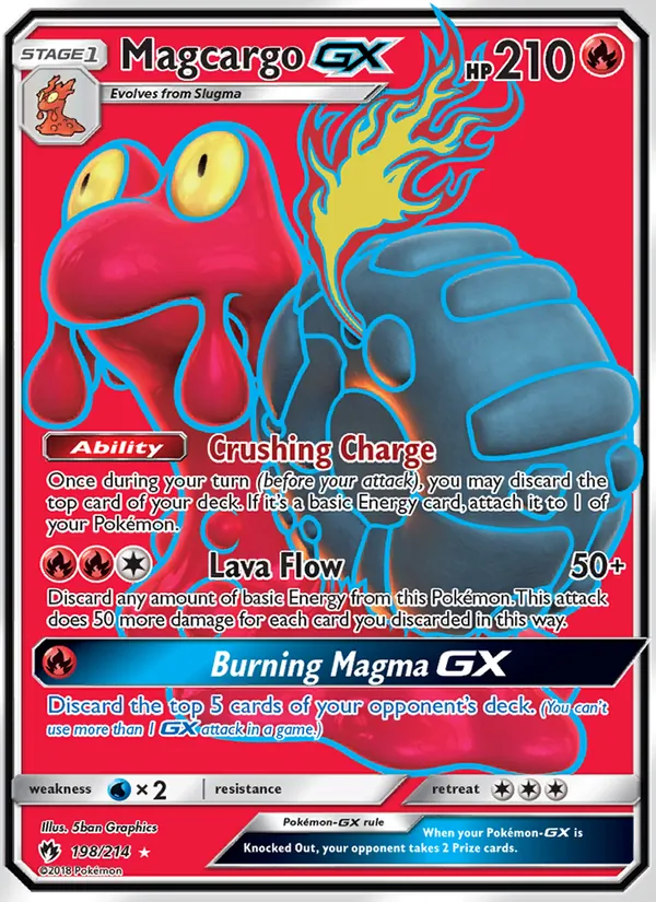Magcargo GX — Lost Thunder 198/214