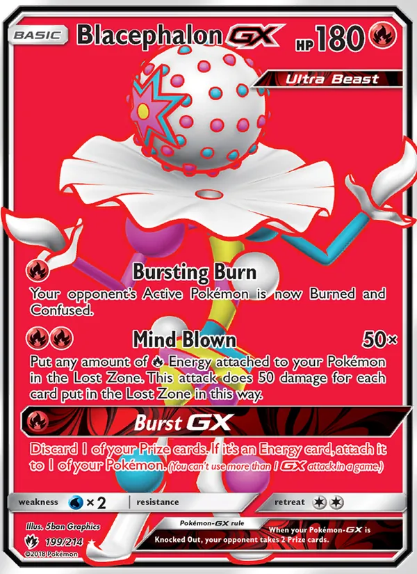 Blacephalon GX — Lost Thunder 199/214