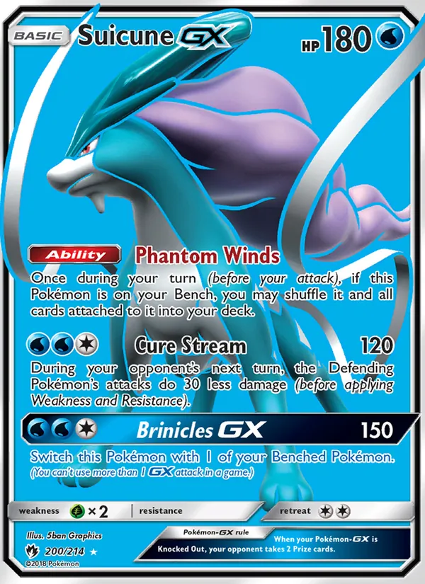 Suicune GX — Lost Thunder 200/214