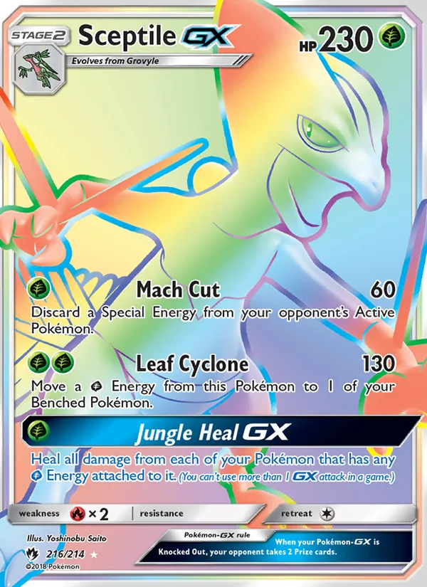 Sceptile GX — Lost Thunder 216/214