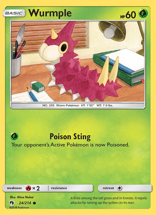 Wurmple — Lost Thunder 24/214