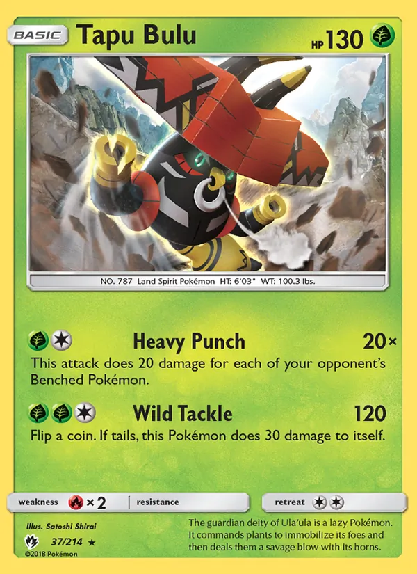 Tapu Bulu — Lost Thunder 37/214
