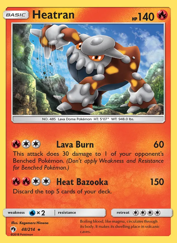 Heatran — Lost Thunder 48/214