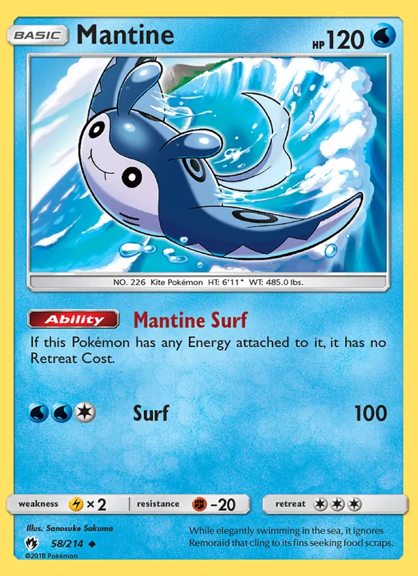 Mantine — Lost Thunder 58/214