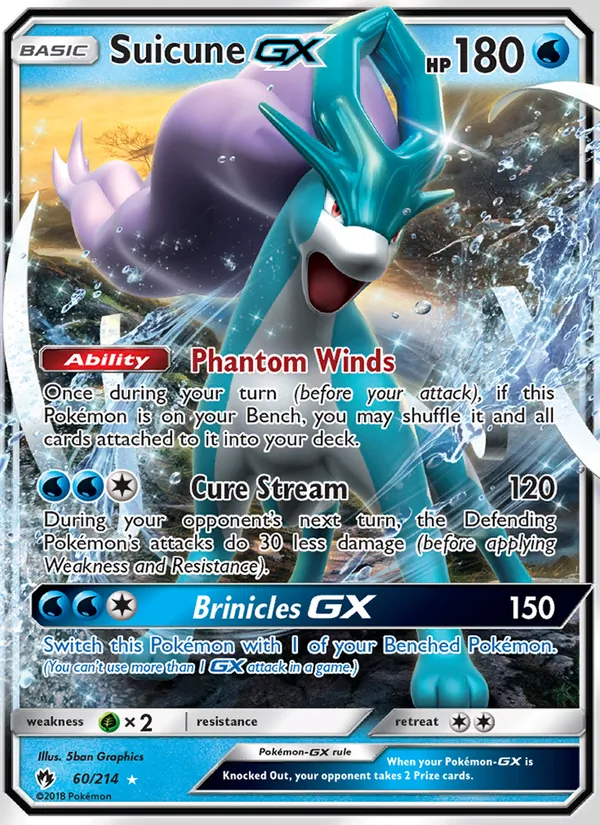 Suicune GX — Lost Thunder 60/214