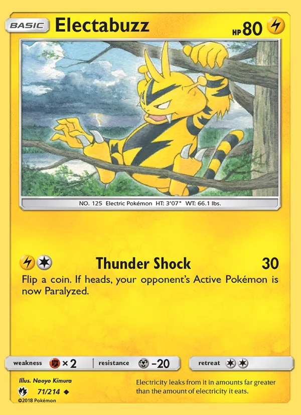 Electabuzz — Lost Thunder 71/214