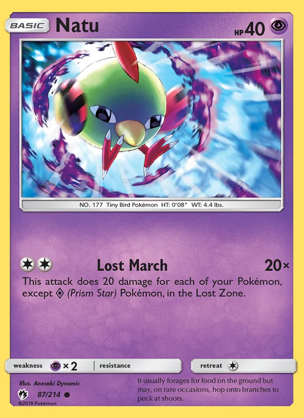 Natu — Lost Thunder 87/214