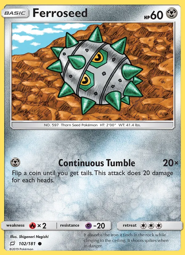 Ferroseed — Team Up 102/181