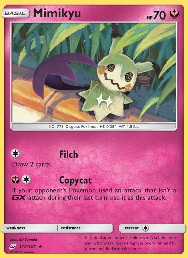 Mimikyu — Team Up 112/181