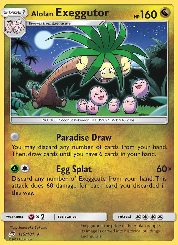 Alolan Exeggutor — Team Up 115/181