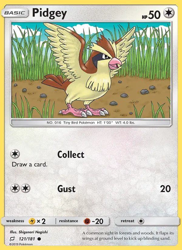 Pidgey — Team Up 121/181