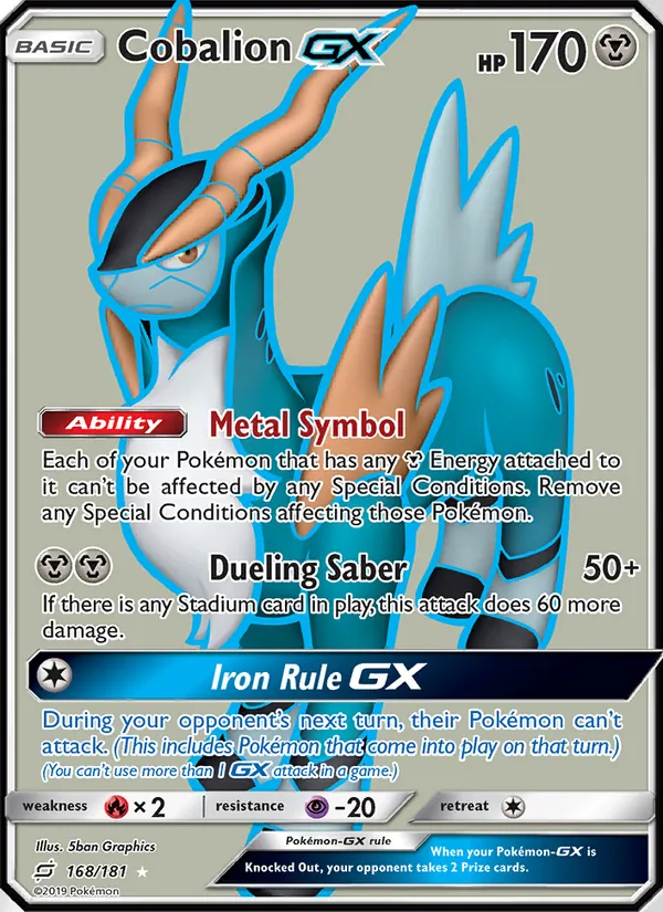 Cobalion GX — Team Up 168/181