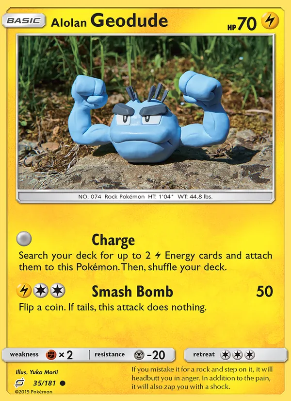 Alolan Geodude — Team Up 35/181