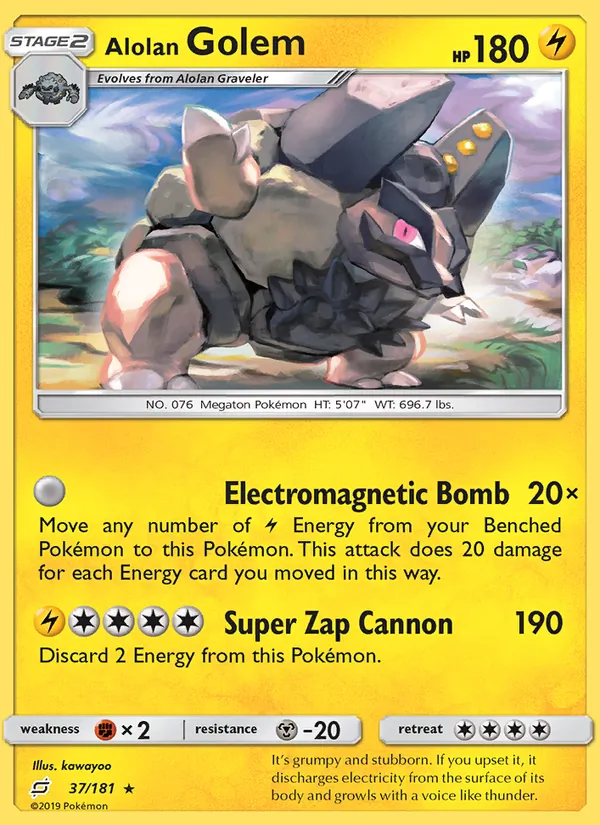 Alolan Golem — Team Up 37/181