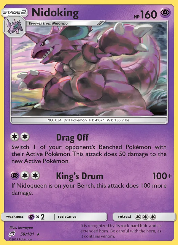 Nidoking — Duo de Choc 59/181