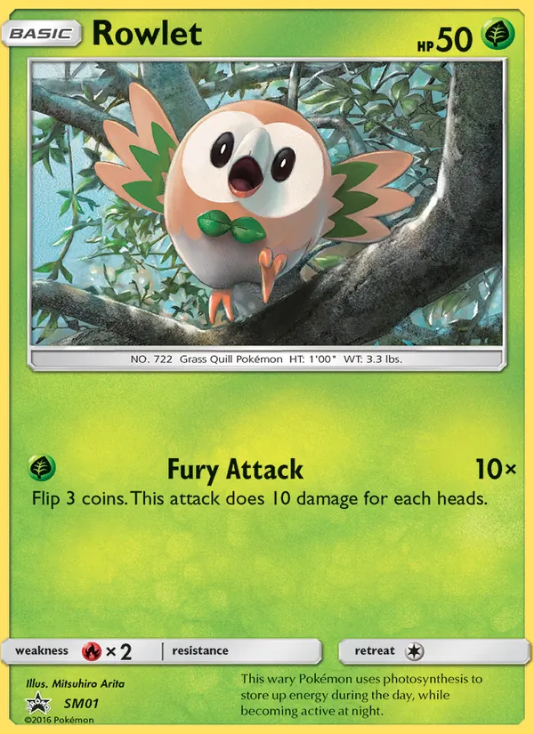 Rowlet — SM Black Star Promos SM01/248