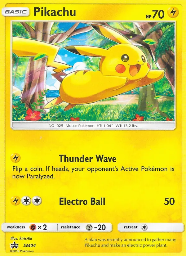 Pikachu — SM Black Star Promos SM04/248