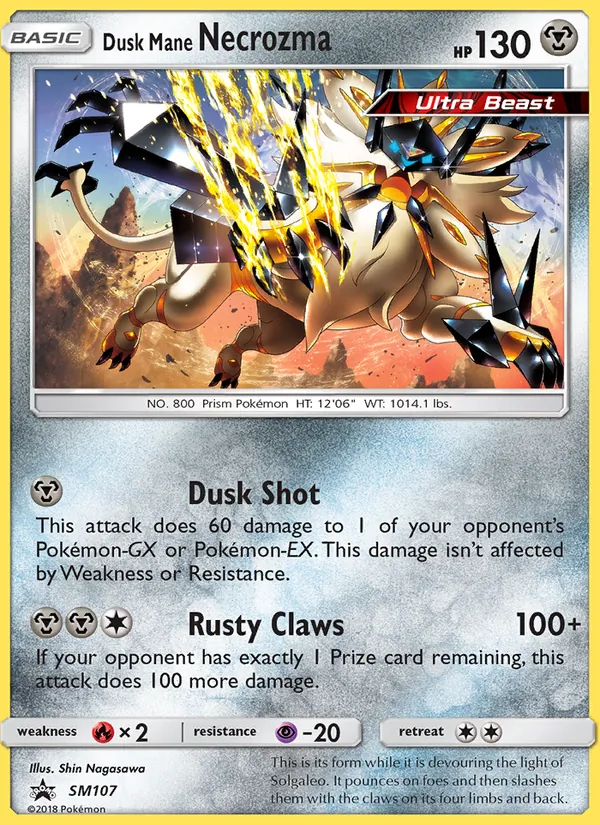 Dusk Mane Necrozma — SM Black Star Promos SM107/248