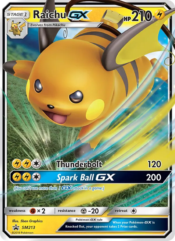 Raichu GX — Promo SM SM213/248