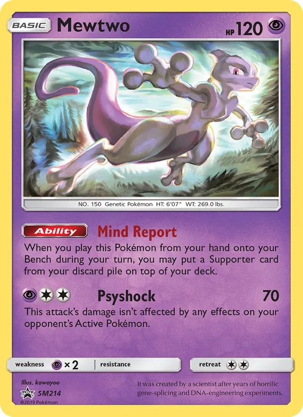 Mewtwo — SM Black Star Promos SM214/248