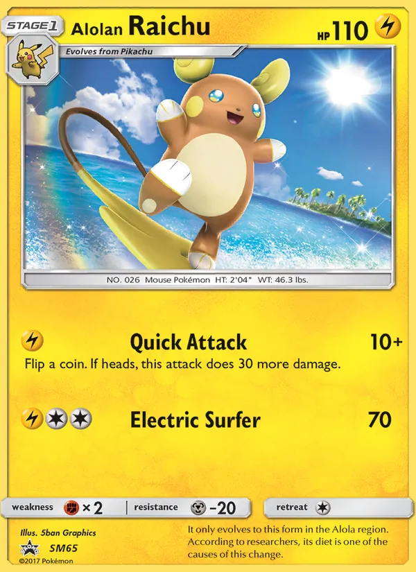 Alolan Raichu — SM Black Star Promos SM65/248