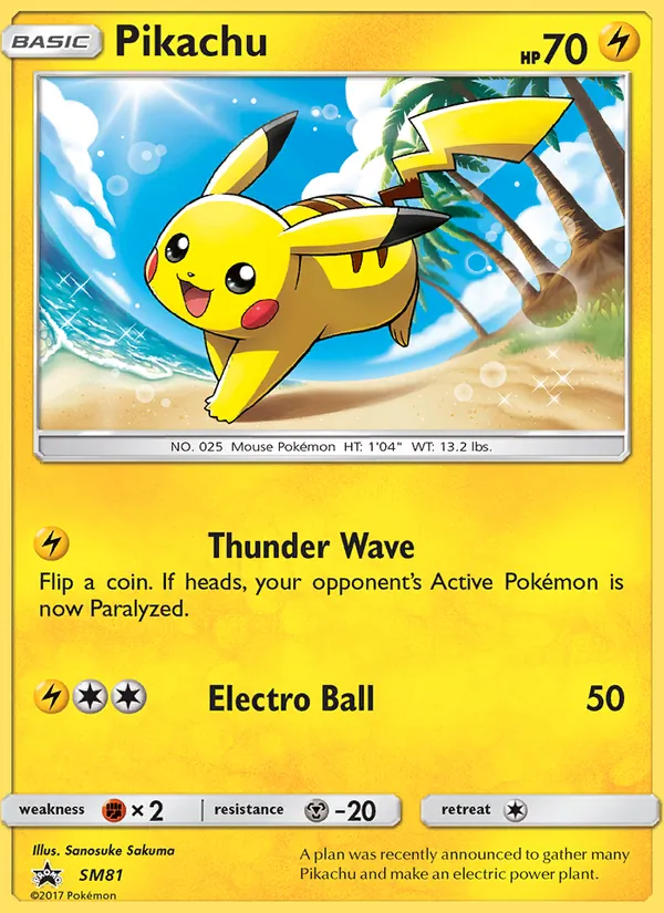 Pikachu — SM Black Star Promos SM81/248