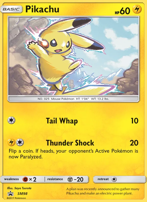Pikachu — SM Black Star Promos SM98/248