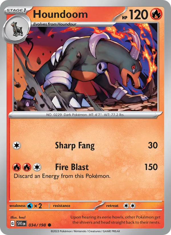 Houndoom — Scarlet & Violet 034/198