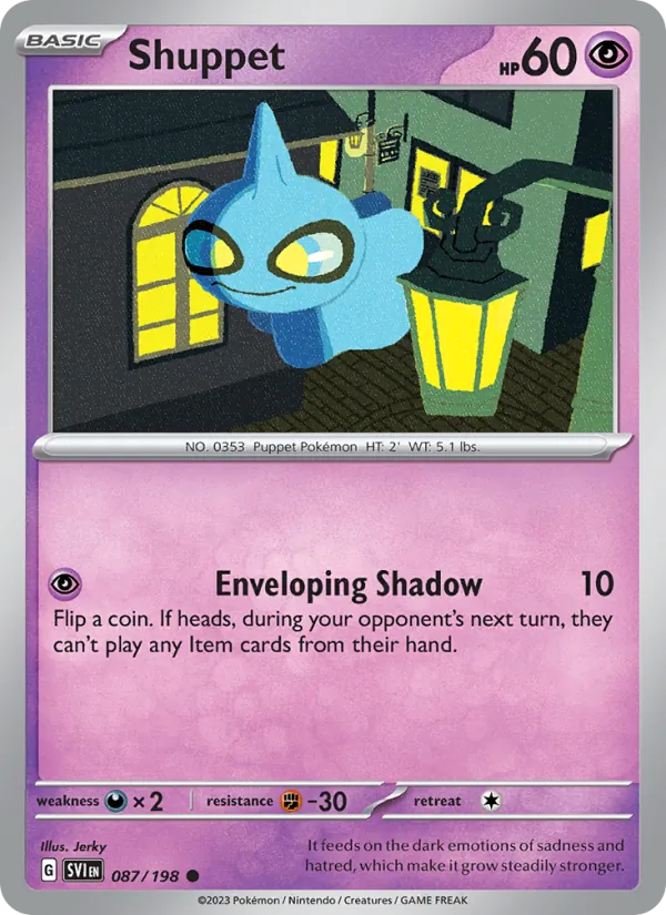 Shuppet — Scarlet & Violet 087/198