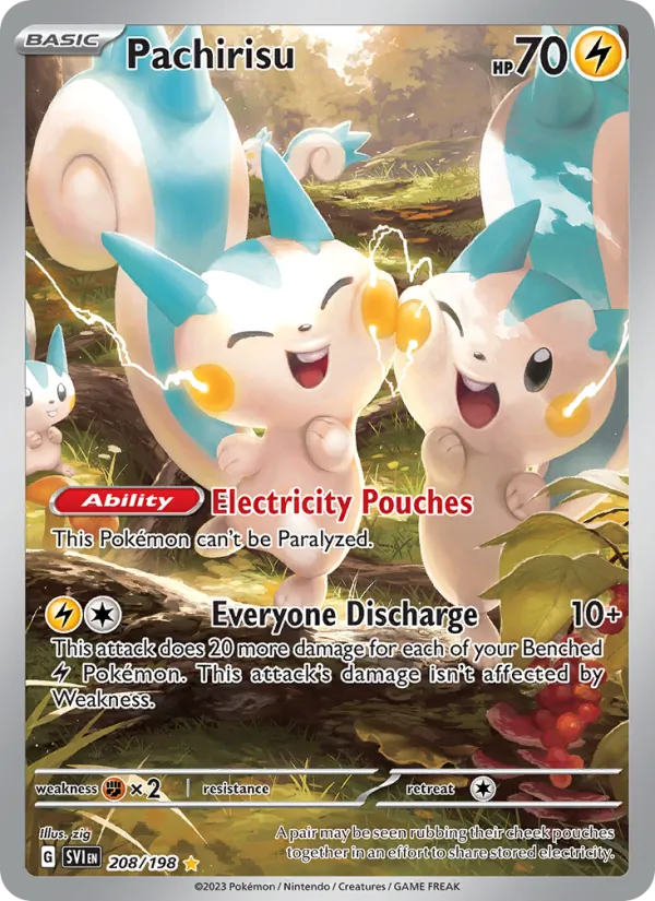 Pachirisu — Scarlet & Violet 208/198