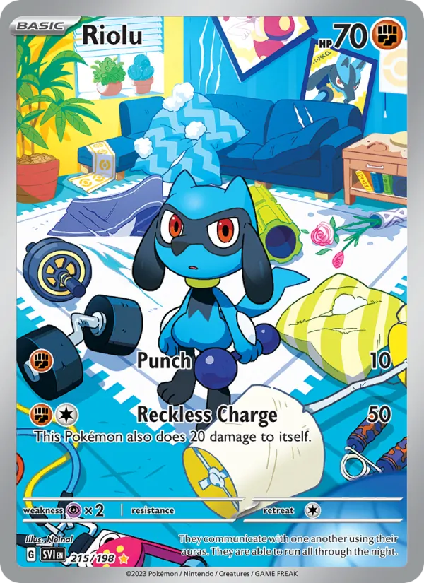 Riolu — Scarlet & Violet 215/198