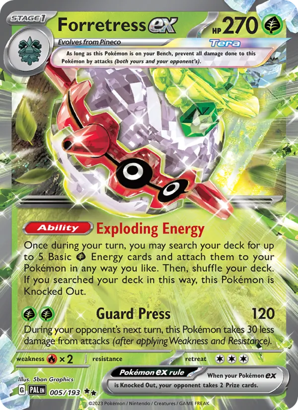 Forretress ex — Paldea Evolved 005/193