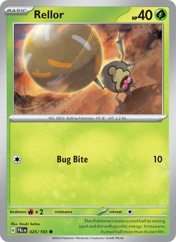 Rellor — Paldea Evolved 025/193