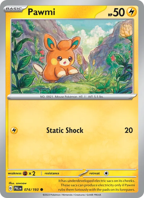 Pawmi — Paldea Evolved 074/193