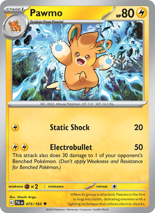 Pawmo — Paldea Evolved 075/193