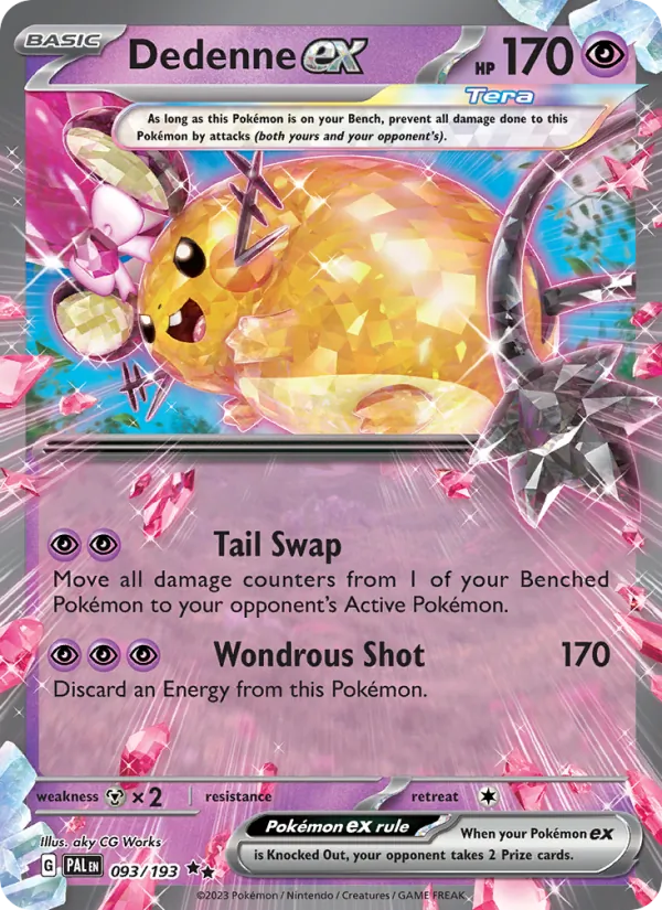 Dedenne-ex — Évolutions à Paldea 093/193