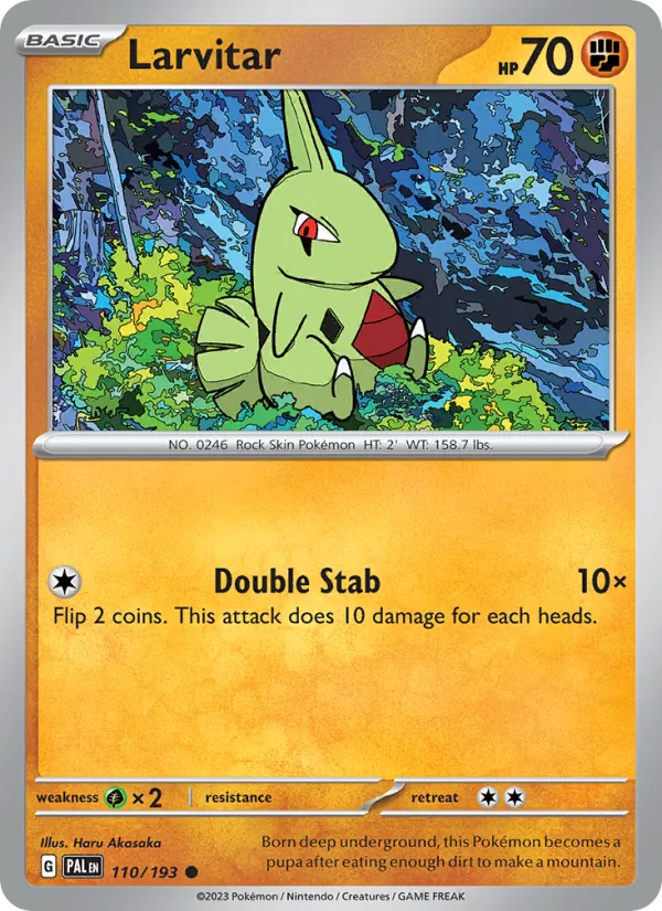 Larvitar — Paldea Evolved 110/193