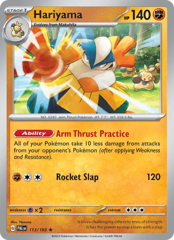 Hariyama — Paldea Evolved 113/193