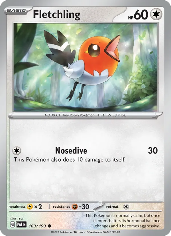 Fletchling — Paldea Evolved 163/193