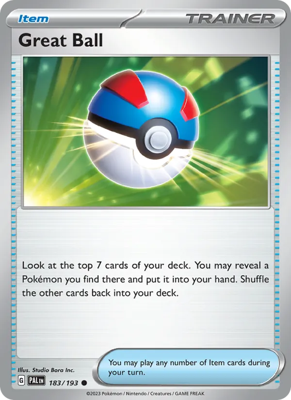 Great Ball — Paldea Evolved 183/193