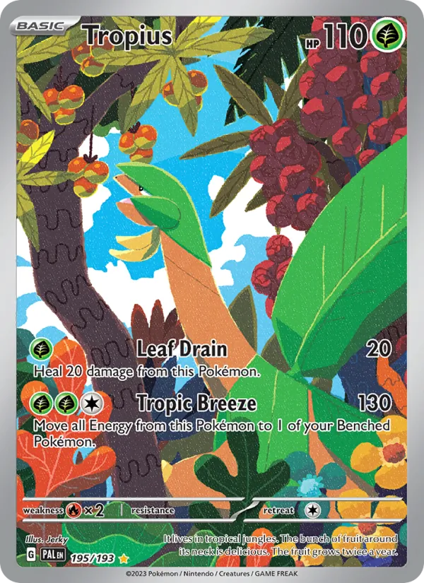 Tropius — Évolutions à Paldea 195/193