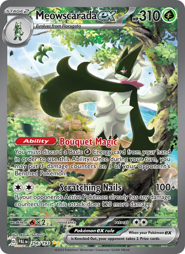 Meowscarada ex — Paldea Evolved 256/193