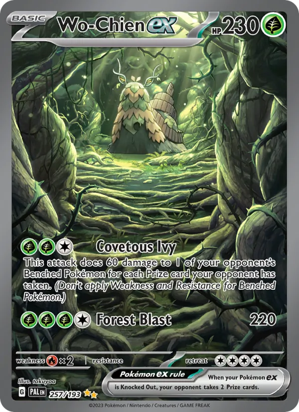 Wo-Chien ex — Paldea Evolved 257/193