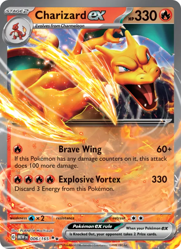 Charizard ex — 151 006/165