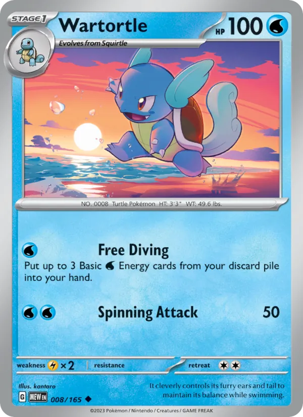 Wartortle — 151 008/165