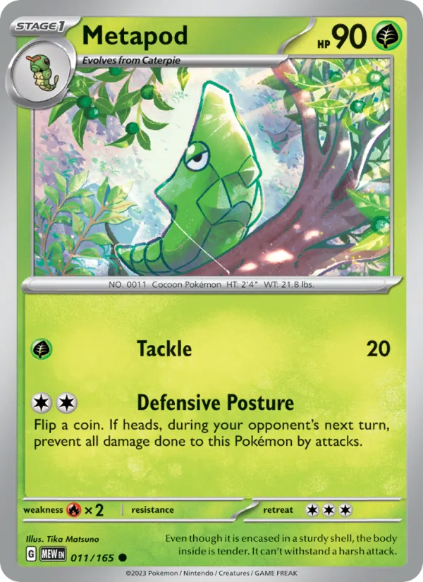 Metapod — 151 011/165
