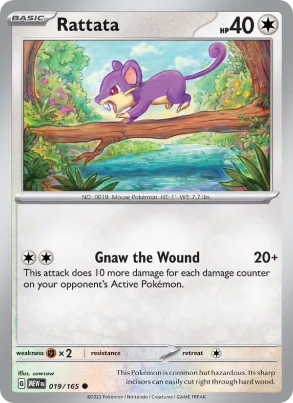Rattata — 151 019/165