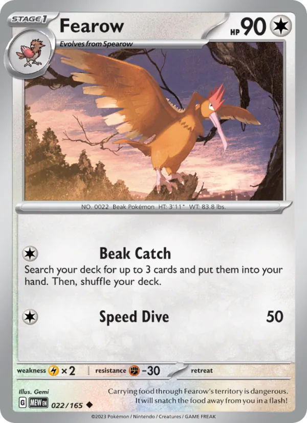 Fearow — 151 022/165